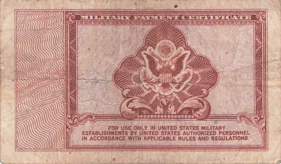 USA MPC Series 472 p.M19 1 Dollar  1948 F